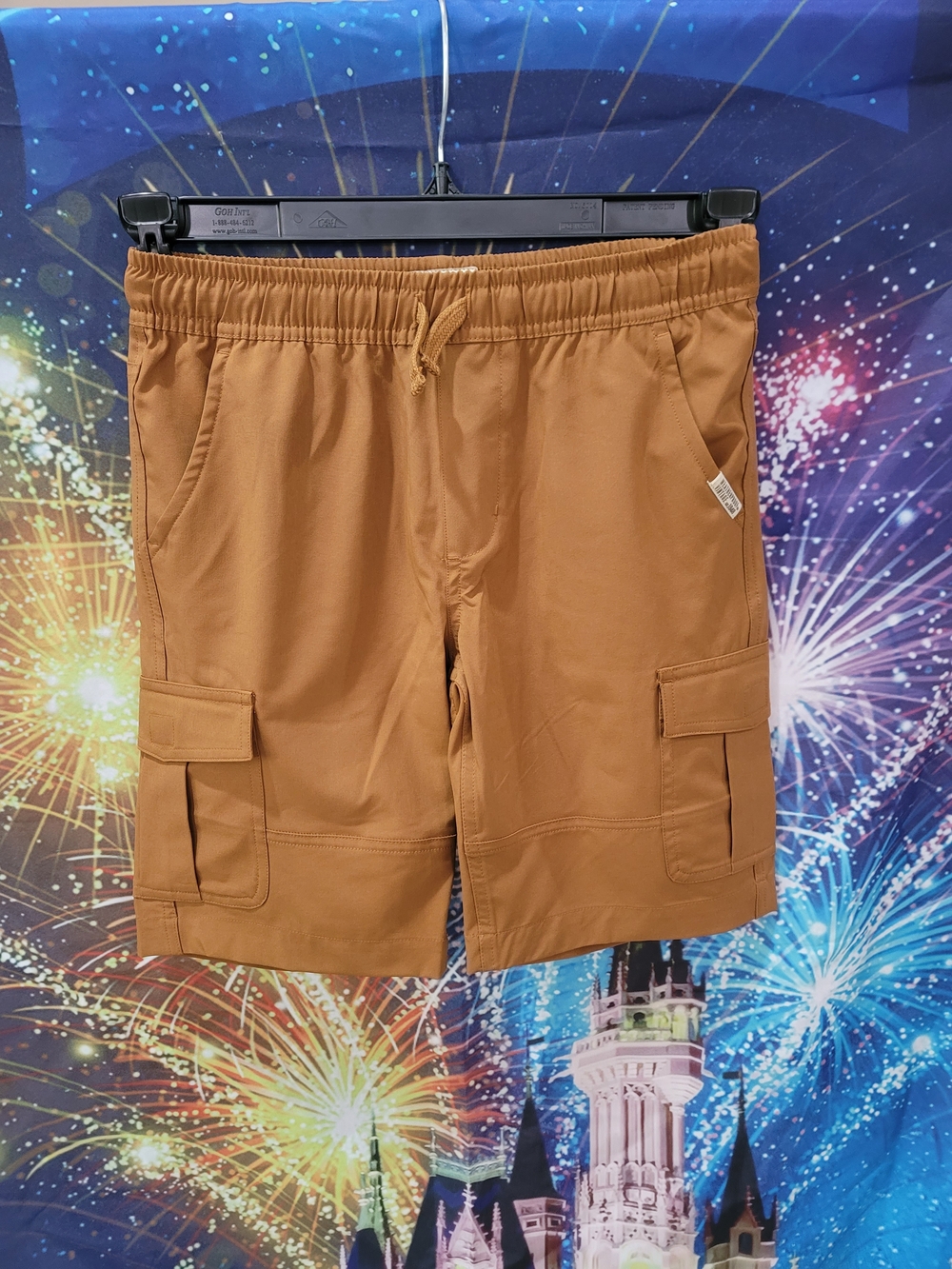 Weatherproof Boy's Cargo Shorts in Camel